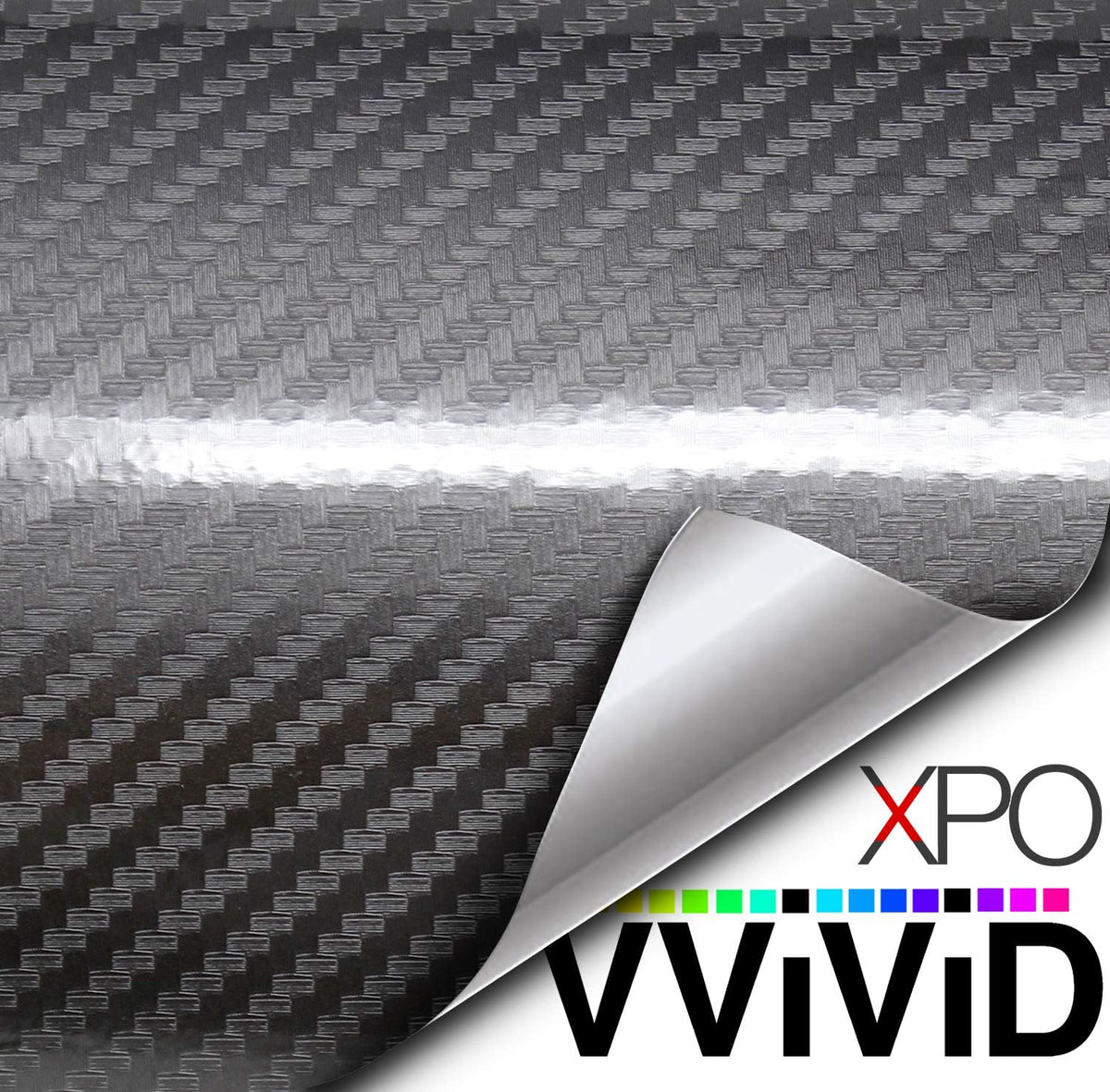 High Gloss Black Carbon Fiber Vinyl Wrap Film 3ft x 5ft Pack of 2 E480