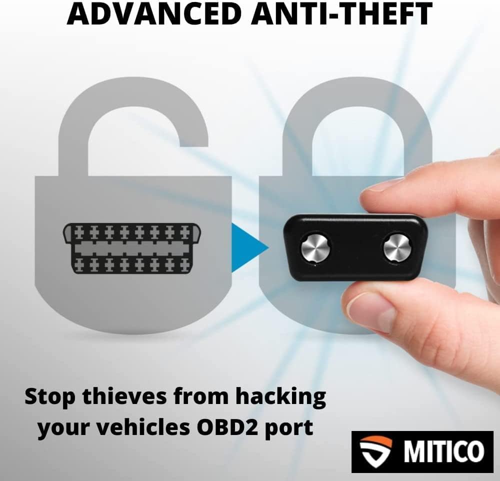 5 Pack Metal OBD2 Port Lock Cap A6291