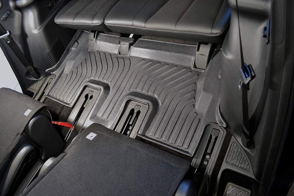 Heavy Duty Trunk Floor Mats for Hyundai Palisade 7 Seats 8 Seats Black L7019