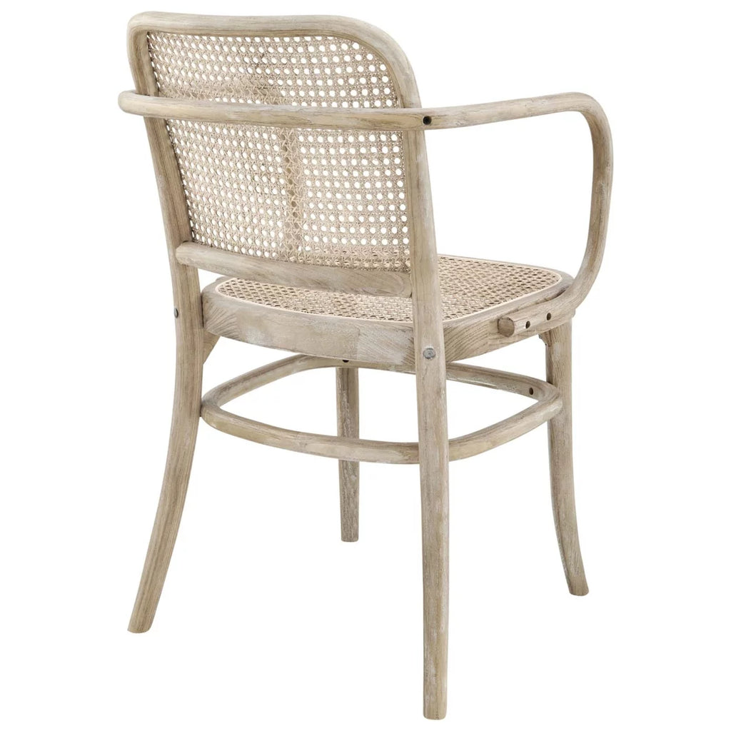 Rattan and Wood Dining Chair X2536