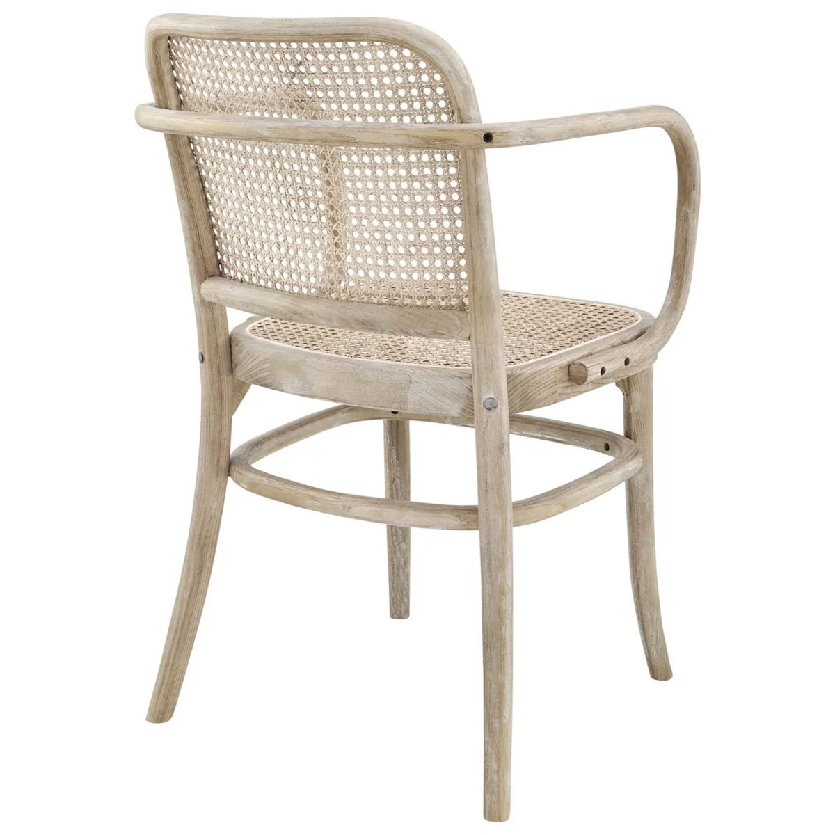Rattan and Wood Dining Chair X2536