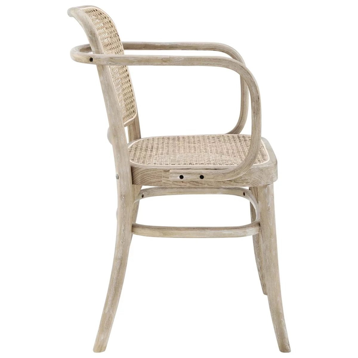 Rattan and Wood Dining Chair X2536
