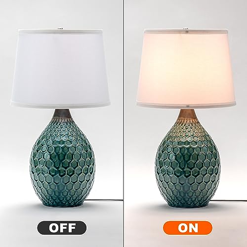 Linen Drum Lamp Shades Set of 2, 11 x 13 x 10 inch J90882