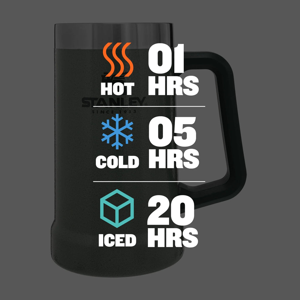 Vacuum Insulated Stainless Steel Beer Mug, 24 oz T4121