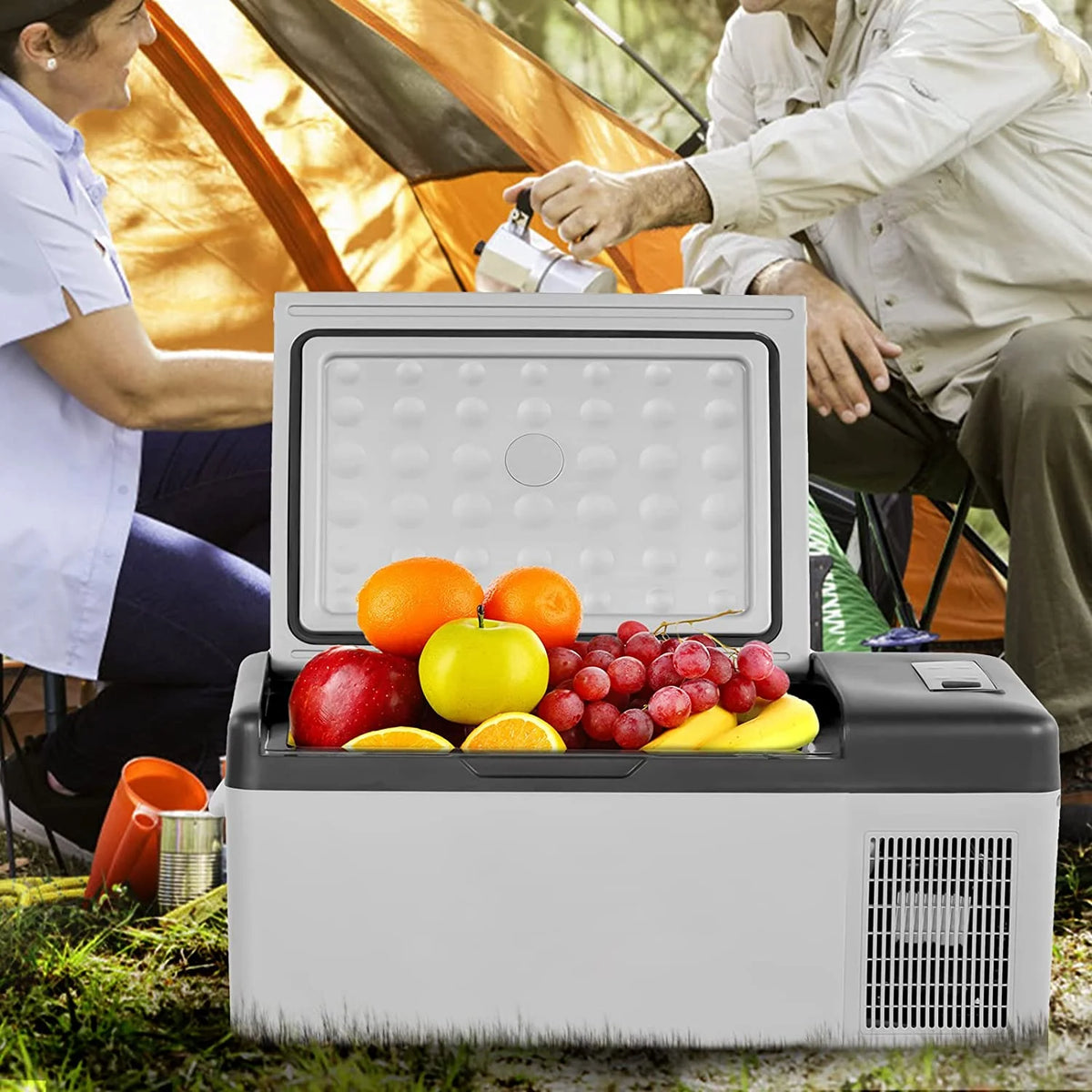 12V 16 qt. Portable Car Refrigerator with Cooler S69510