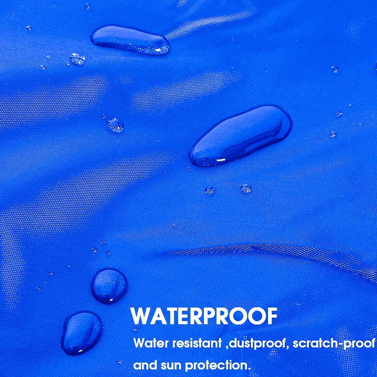 Waterproof Boat Cover 420D Marine Grade Polyester Canvas Trailerable 17-19ft V3266