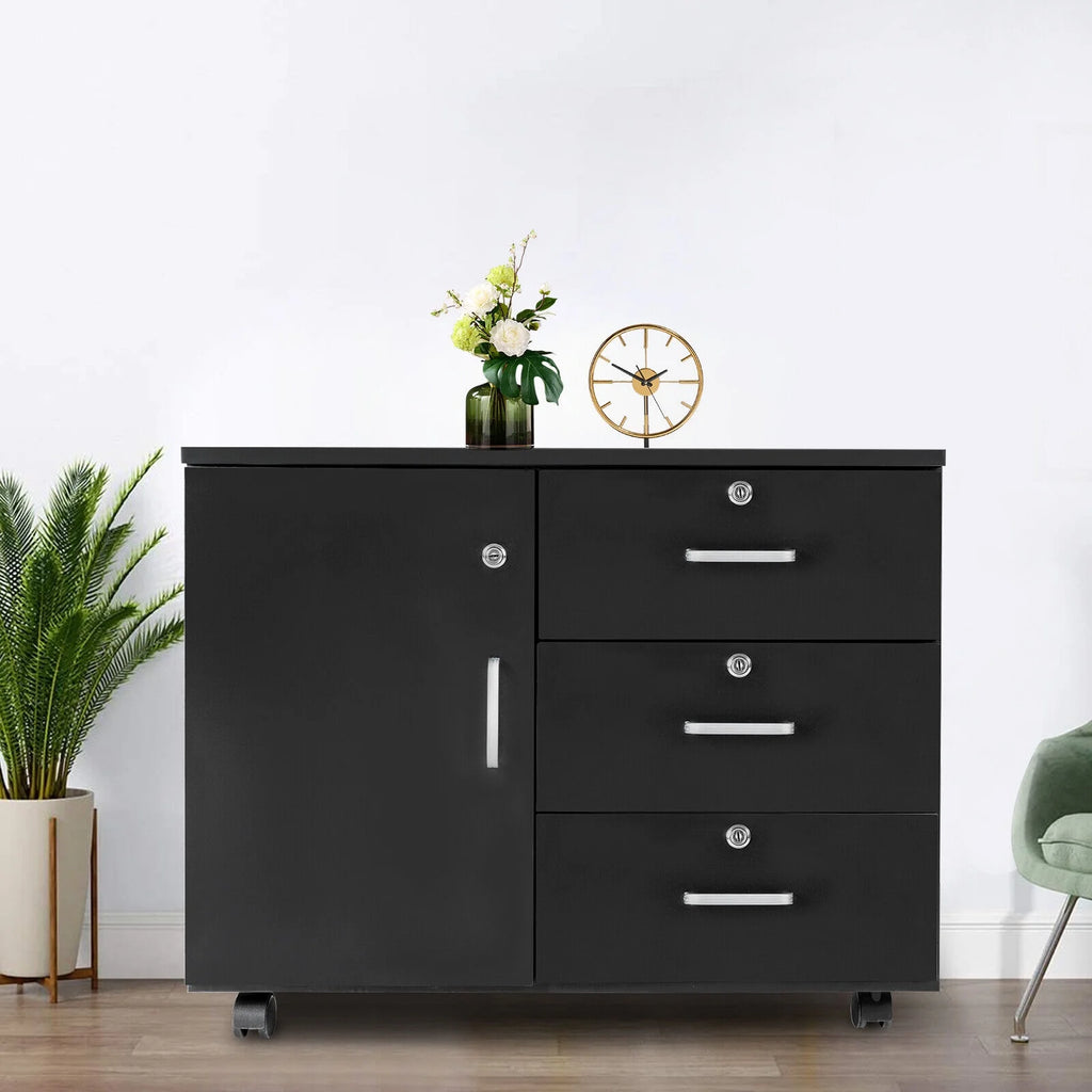 3 Drawer Lockable Mobile Filing Cabinet I603