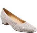 Nude Suede Leather Pumps T25435