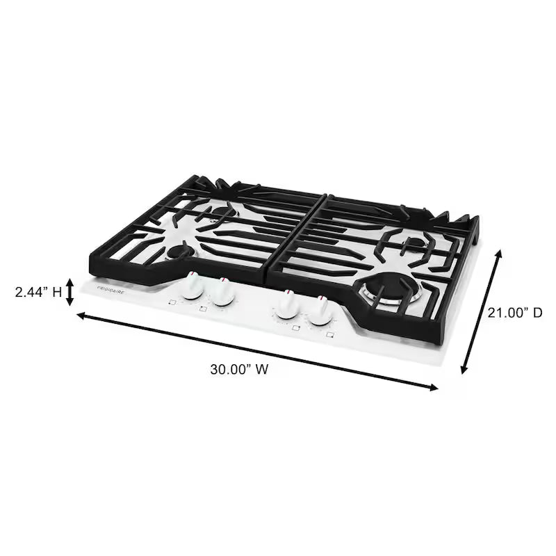 White 4-Burners Gas Cooktop W567