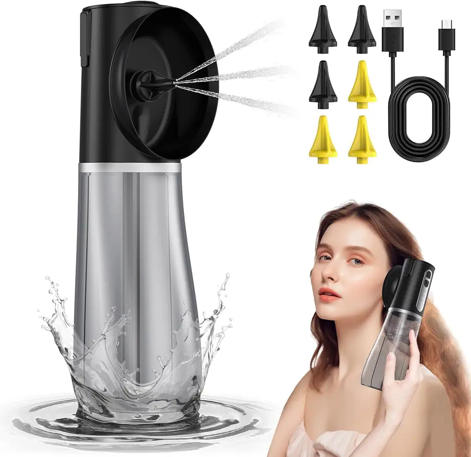 Ear Wax Removal Tool with 4 Pressure Settings, 6 Reusable Tips B281