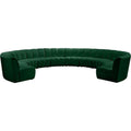 Green Velvet Modular Sectional T42566