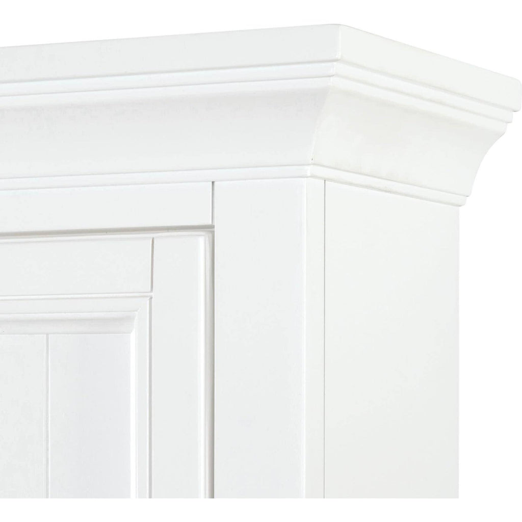 White Wood Wall Mounted Bathroom Cabinet G471