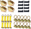 4 Wood Beam Sockets, 10 O Rings, 8 End Caps, 8 Rope TieOffs E-Track TieDown Kit I6184