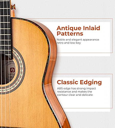 Full Size 39 Inch Nylon Strings Classical Guitar Solid Cedar Top X53484