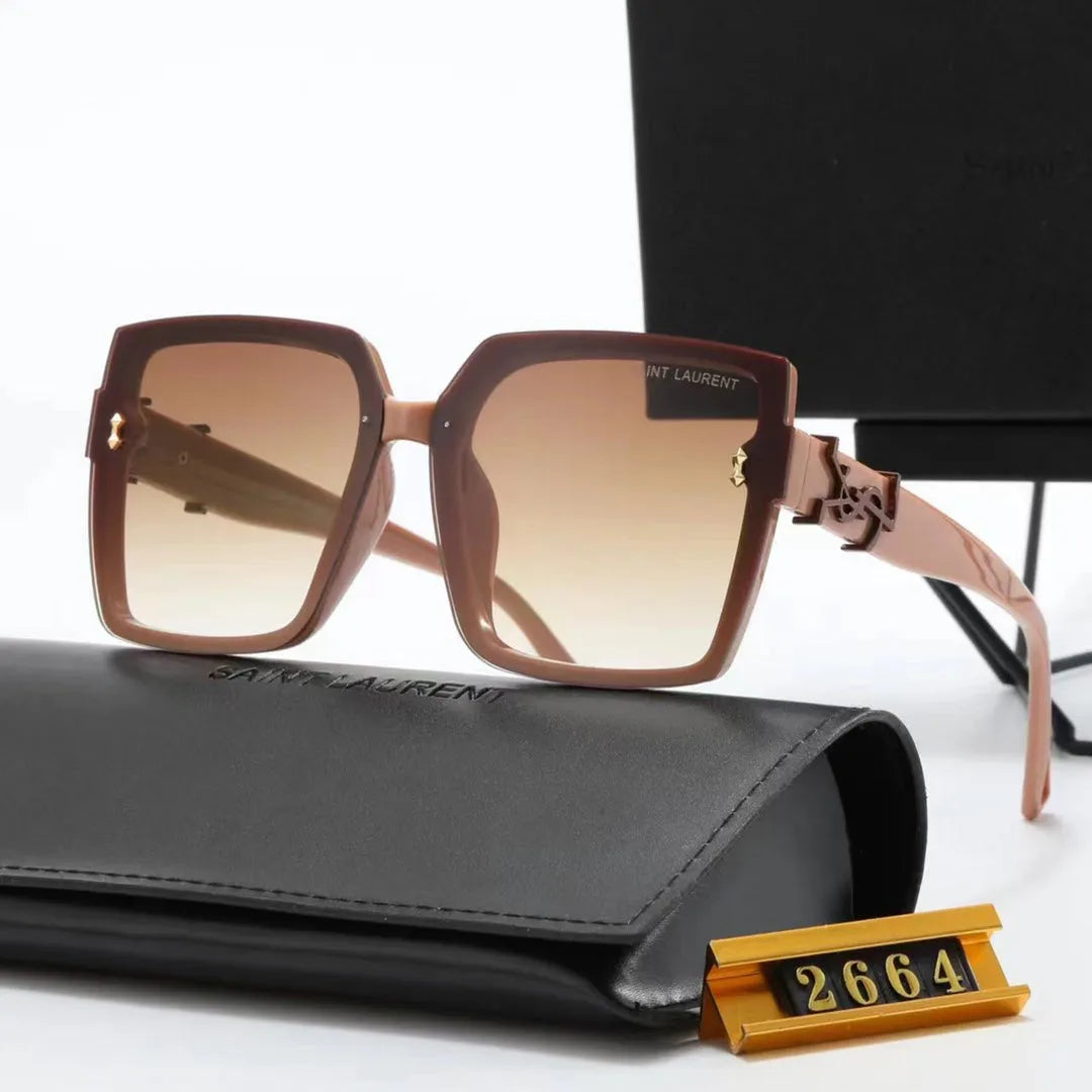 YS Letter Printing Sunglasses L7595