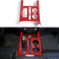 Red ABS Gear Shift Panel Trim Cover 2pcs L91310
