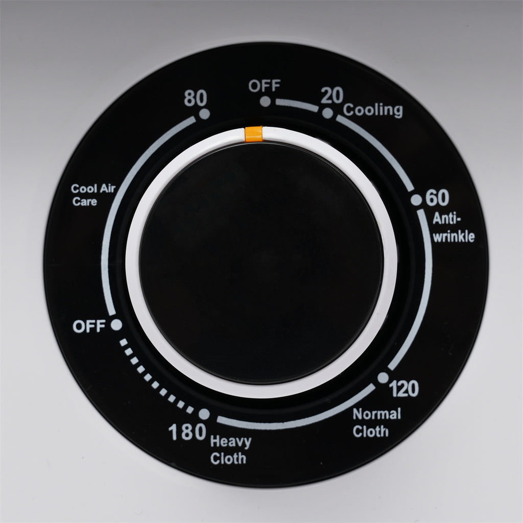 1.95cu.ft Clothes Dryer, 830W, Stainless Steel Tumbler, 5 Programs, Black Door K5664