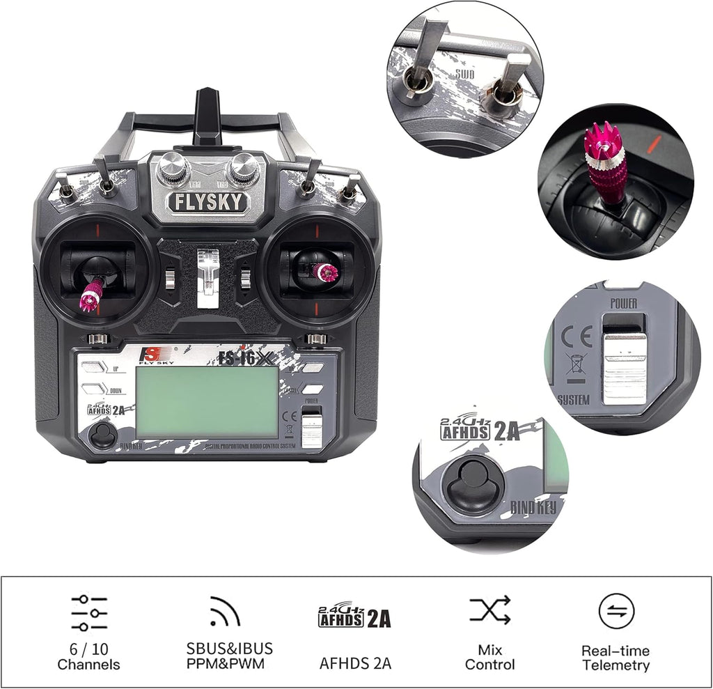 10CH 2.4GHz RC Transmitter and Receiver D1142