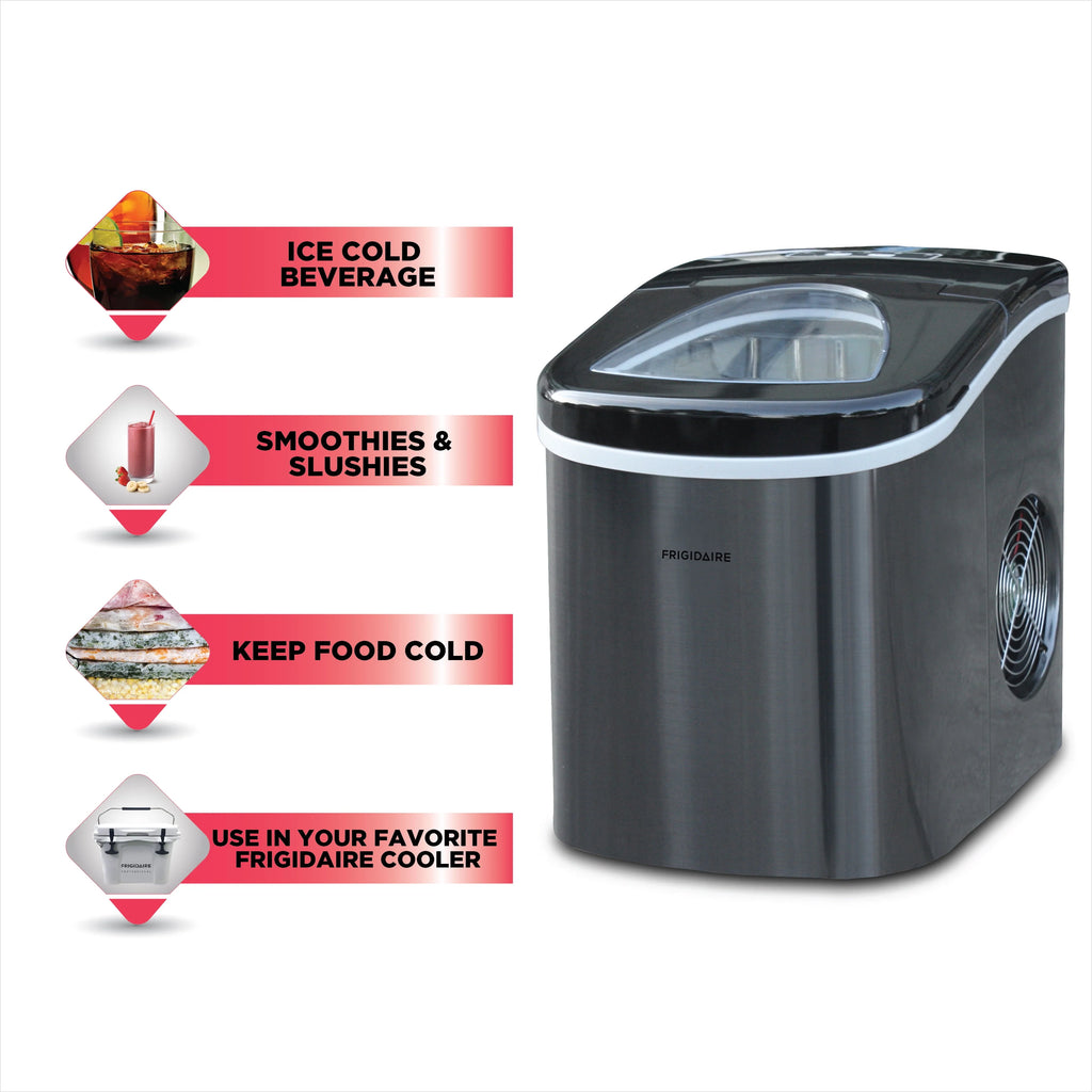 2.3 Qt. Stainless-Steel Counter Top Ice Maker Y2501
