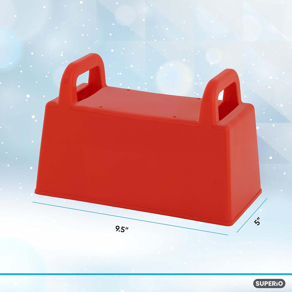 Snow Block Mold Brick Form & Sand Mold Block Red 10 Inch K677038
