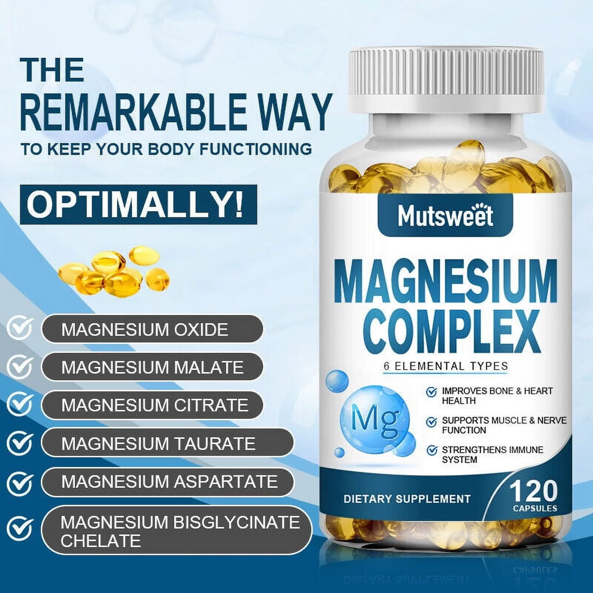 Magnesium Complex Capsules 500mg L4365