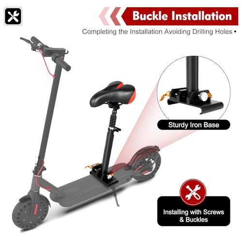 Adjustable Electric Scooter Seat with Foam Cushion K695188