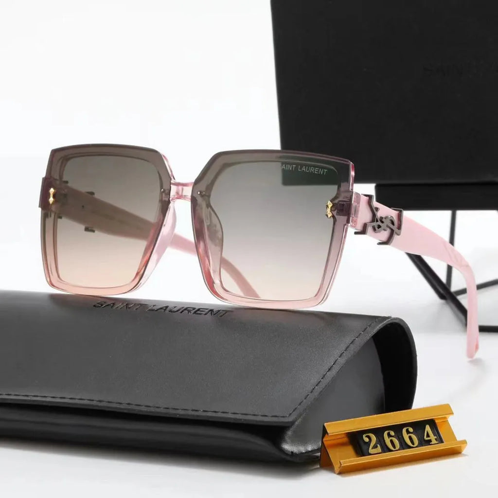 YS Letter Printing Sunglasses L7595