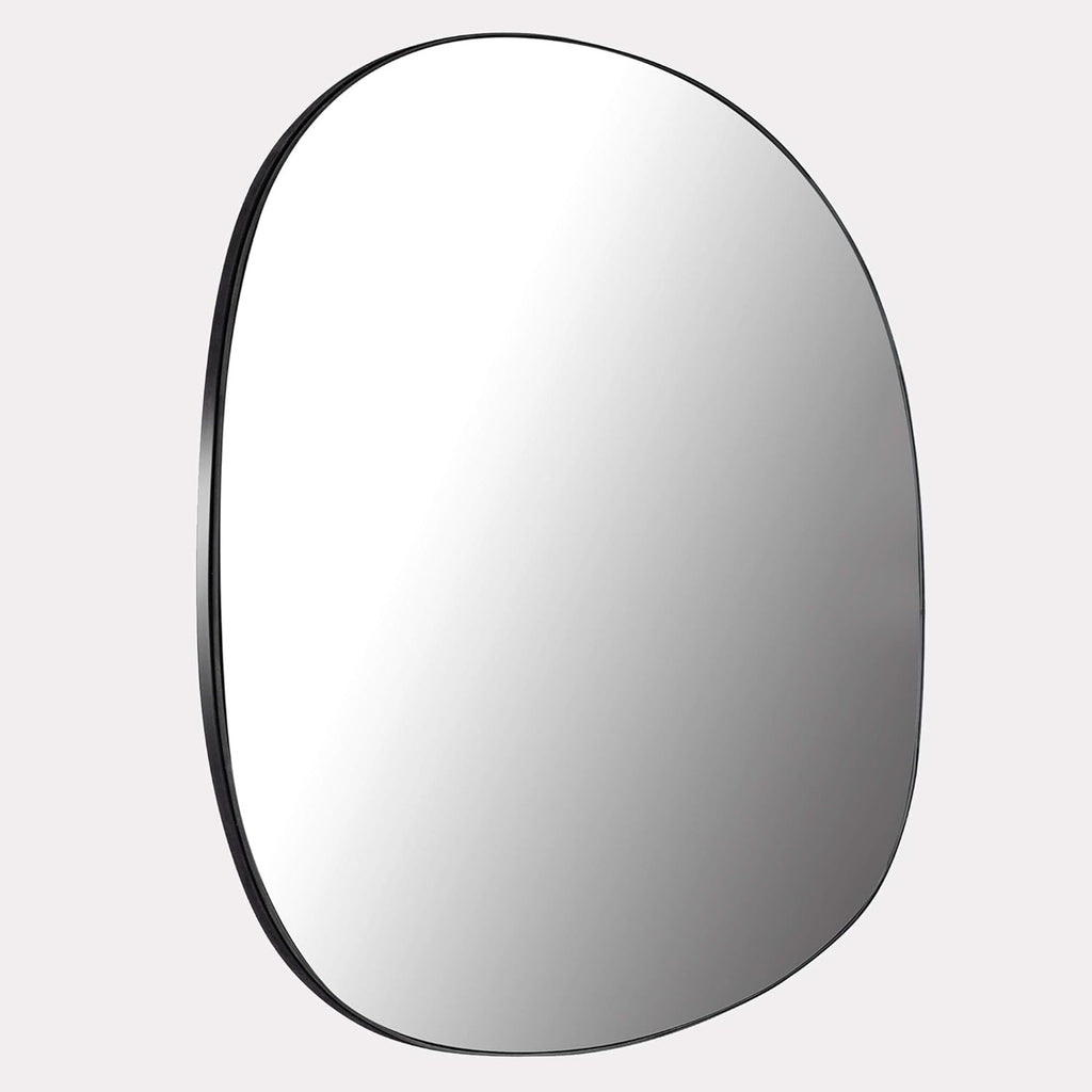 Asymmetrical Wall Mounted Mirror, 19.7 x 20.5 Inches E134