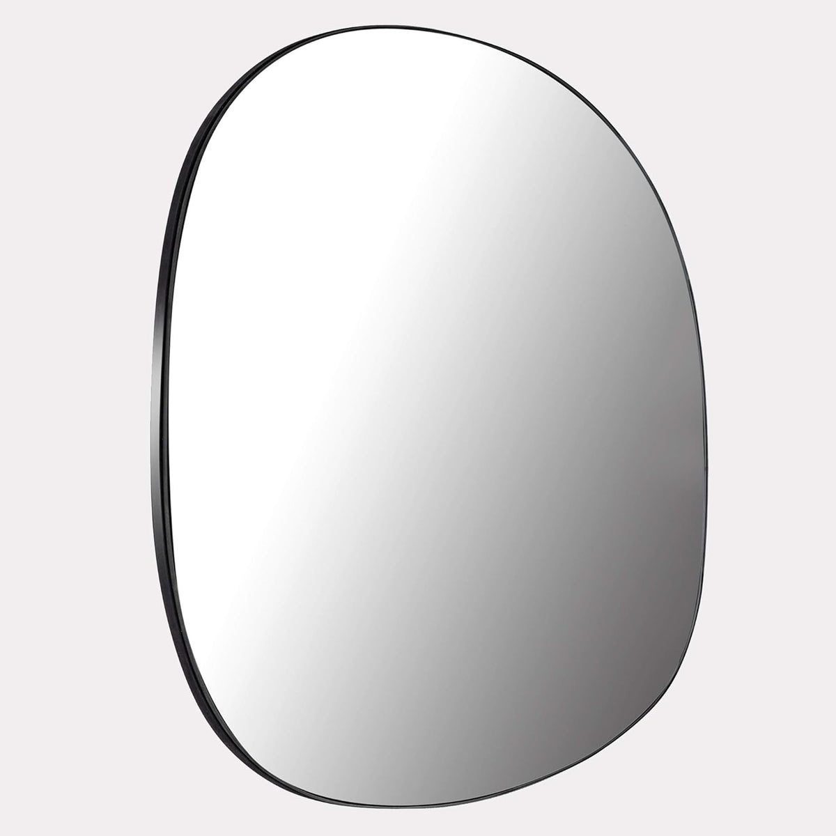 Asymmetrical Wall Mounted Mirror, 19.7 x 20.5 Inches E134