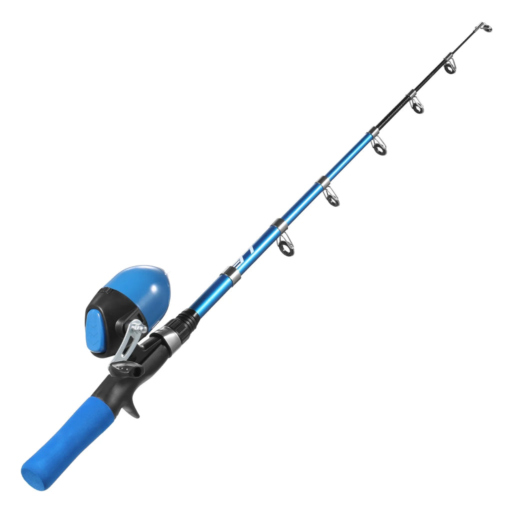 Portable Telescopic Fishing Rod and Reel Combo Starter Kit P124476