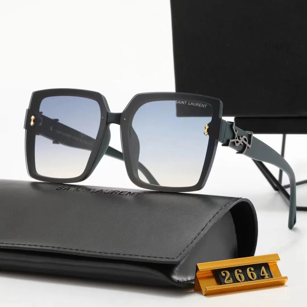 YS Letter Printing Sunglasses L7595