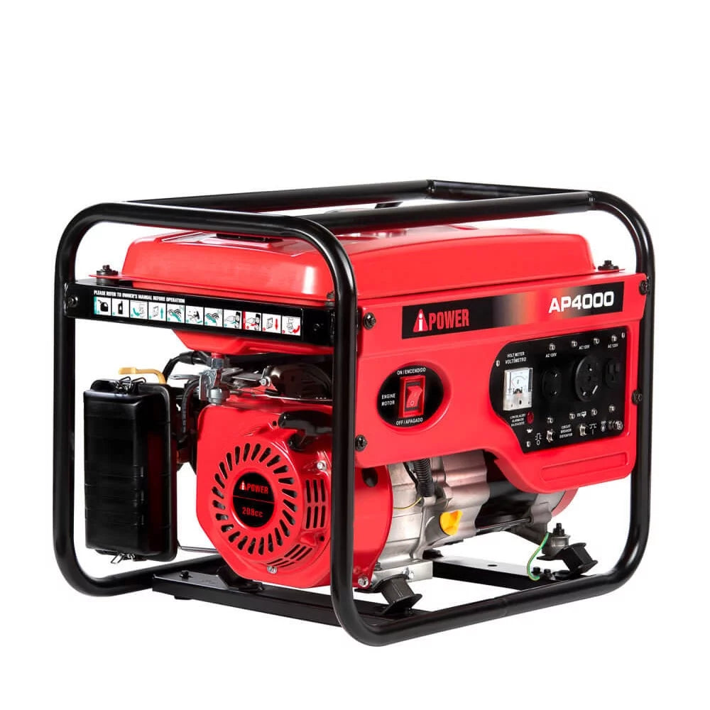 4000W Gasoline Generator With Wheel Kit A6287