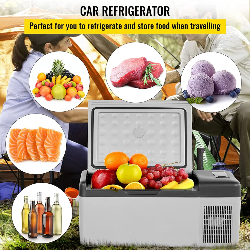 12V 16 qt. Portable Car Refrigerator with Cooler S69510