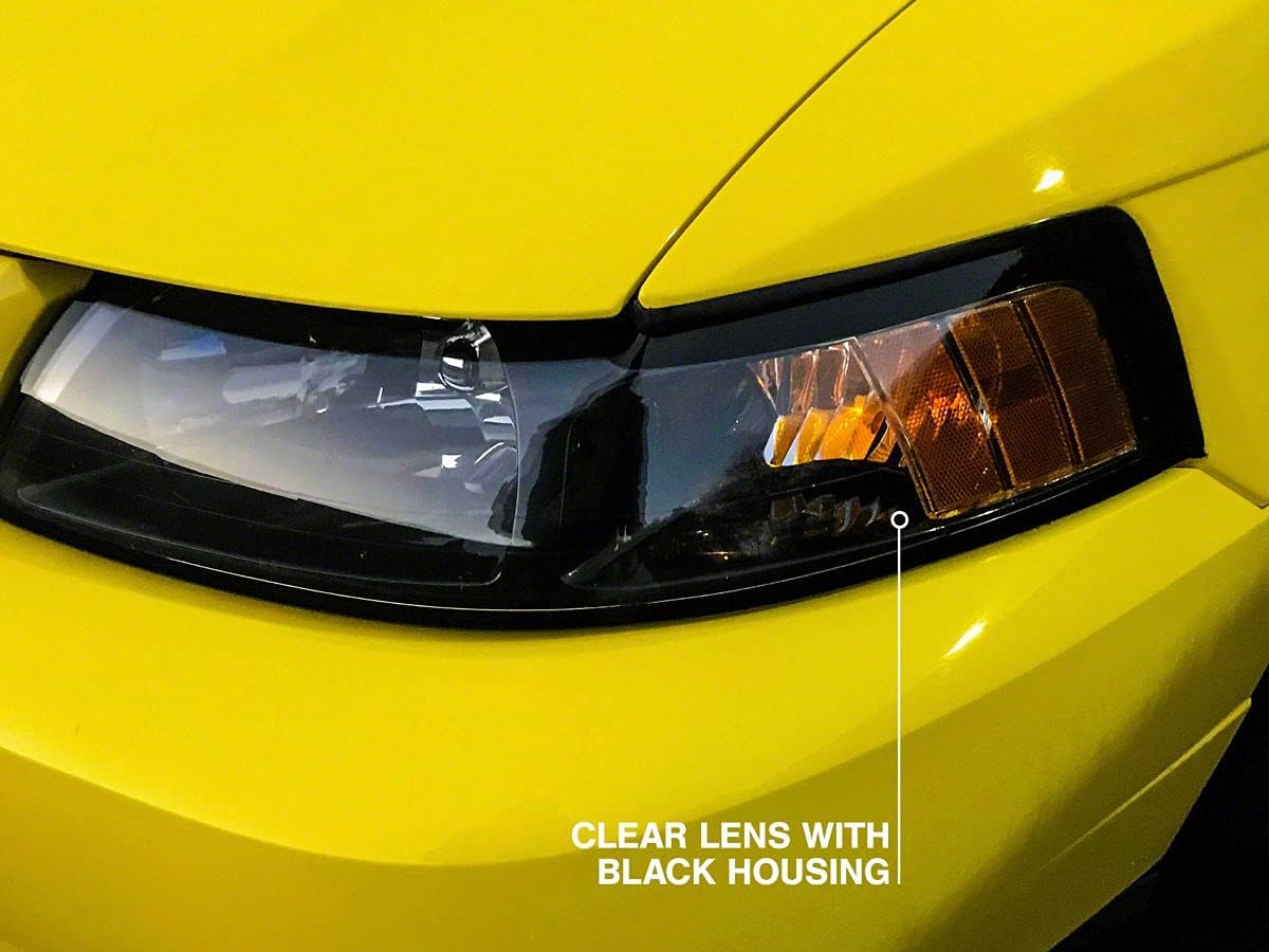 Black Housing Clear Lens Headlights I153