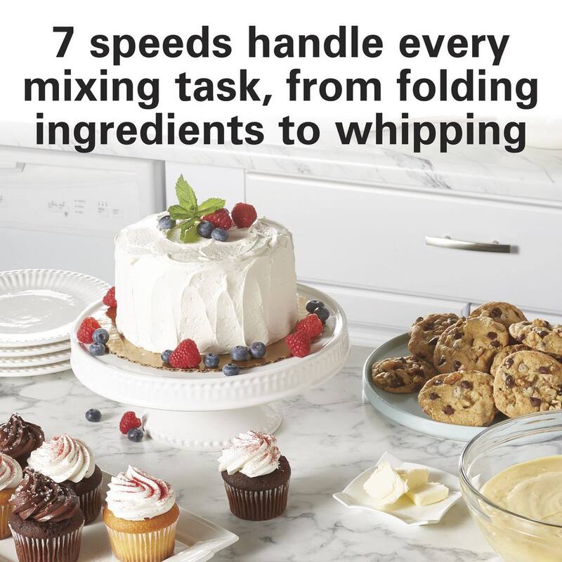 4 Quart 7-Speed Rose Stand Mixer Q1397