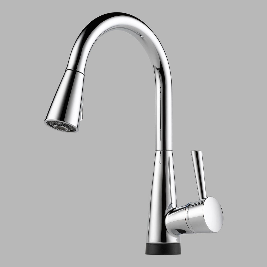 Chrome Single Handle Pull-Down Kitchen Faucet with SmartTouch Technology Z82218