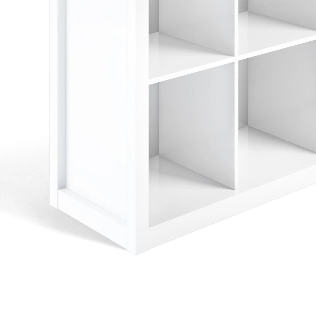 White 9 Cube Solid Wood Bookcase and Storage Unit C34797