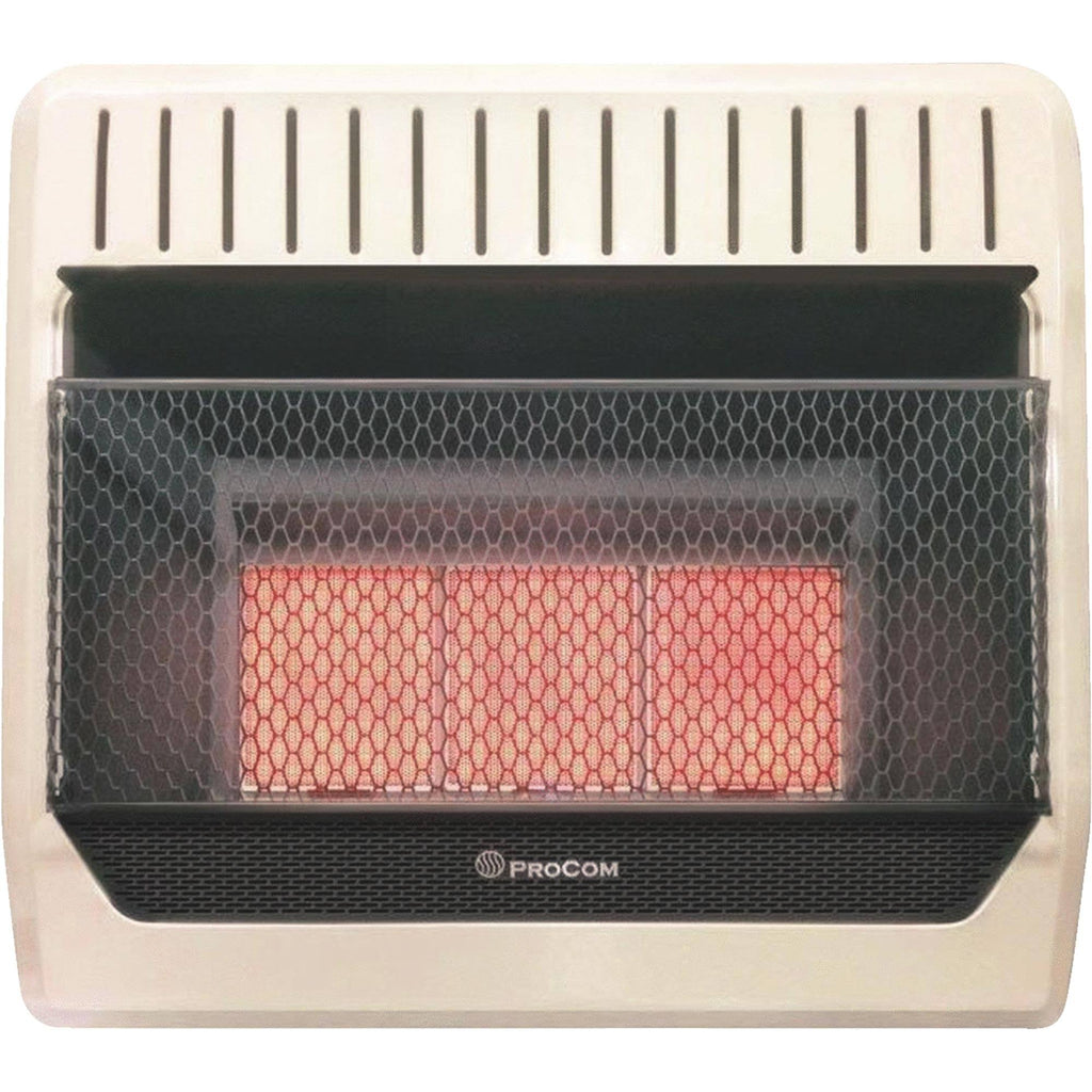 Natural Gas Ventless Infrared Plaque Heater - 30,000 BTU G532