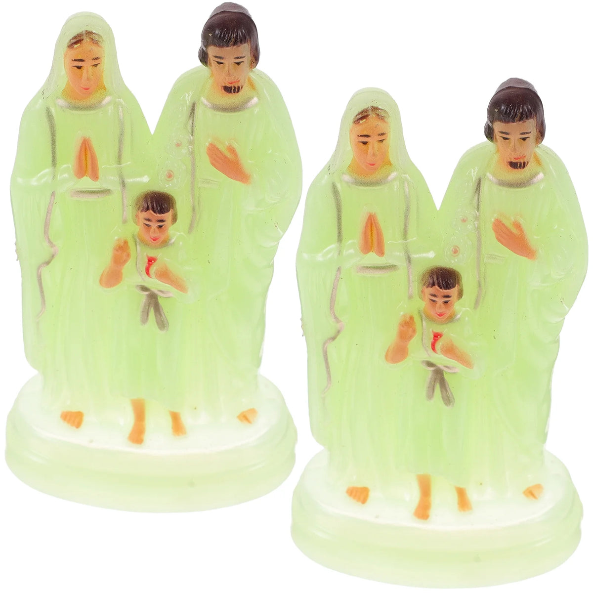 Desktop Decorations Luminous Ornament Church Statue J4769
