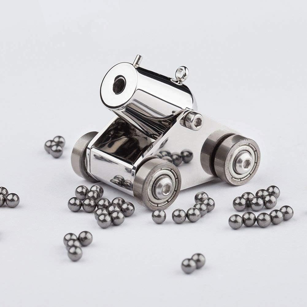 Mini Cannon Model Kit Metal Scale Replica with Pellets J77871