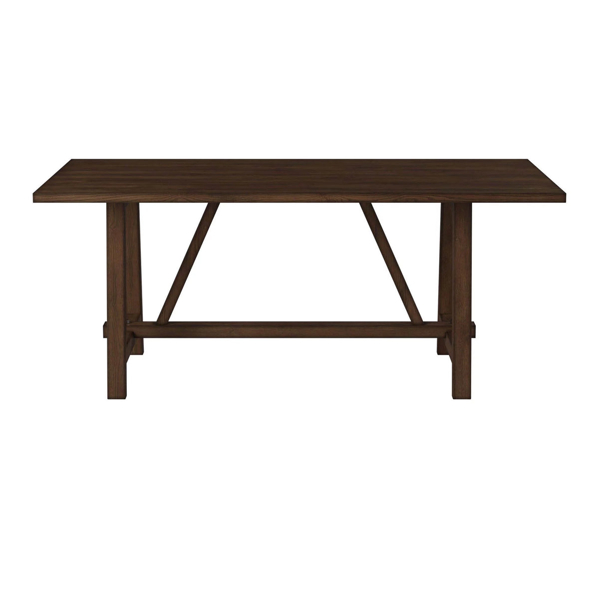 Wood Trestle Dining Table W44432