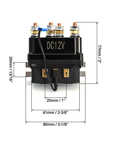 12V 250A Winch Solenoid Relay U8428