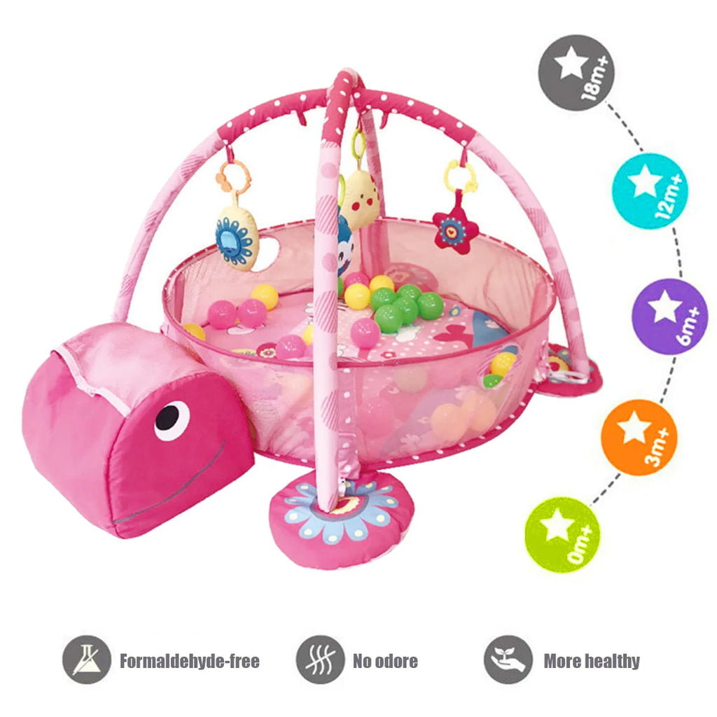 3 in 1 Baby Gym Play Mat with Ocean Ball A990950