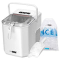 Portable Countertop Ice Maker with Handle, 26lbs/Day, White A121764