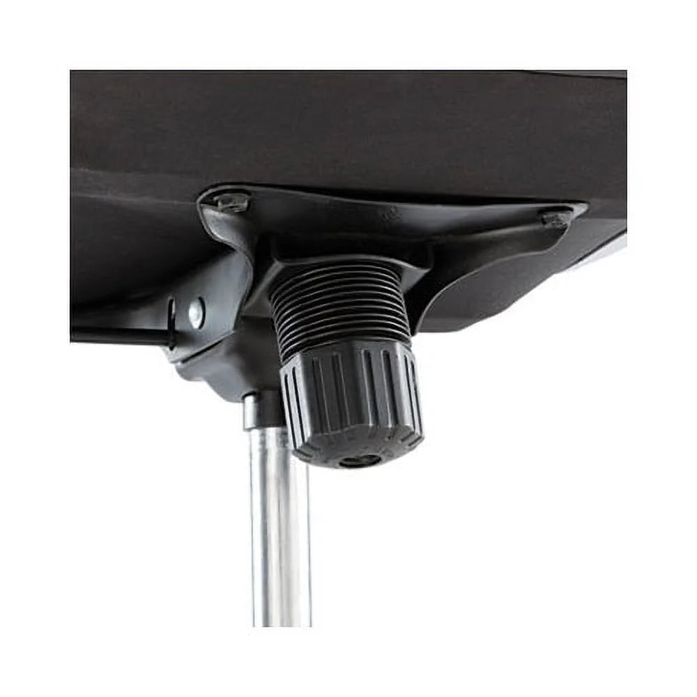 Black High-Back Chair with Chrome Base T393