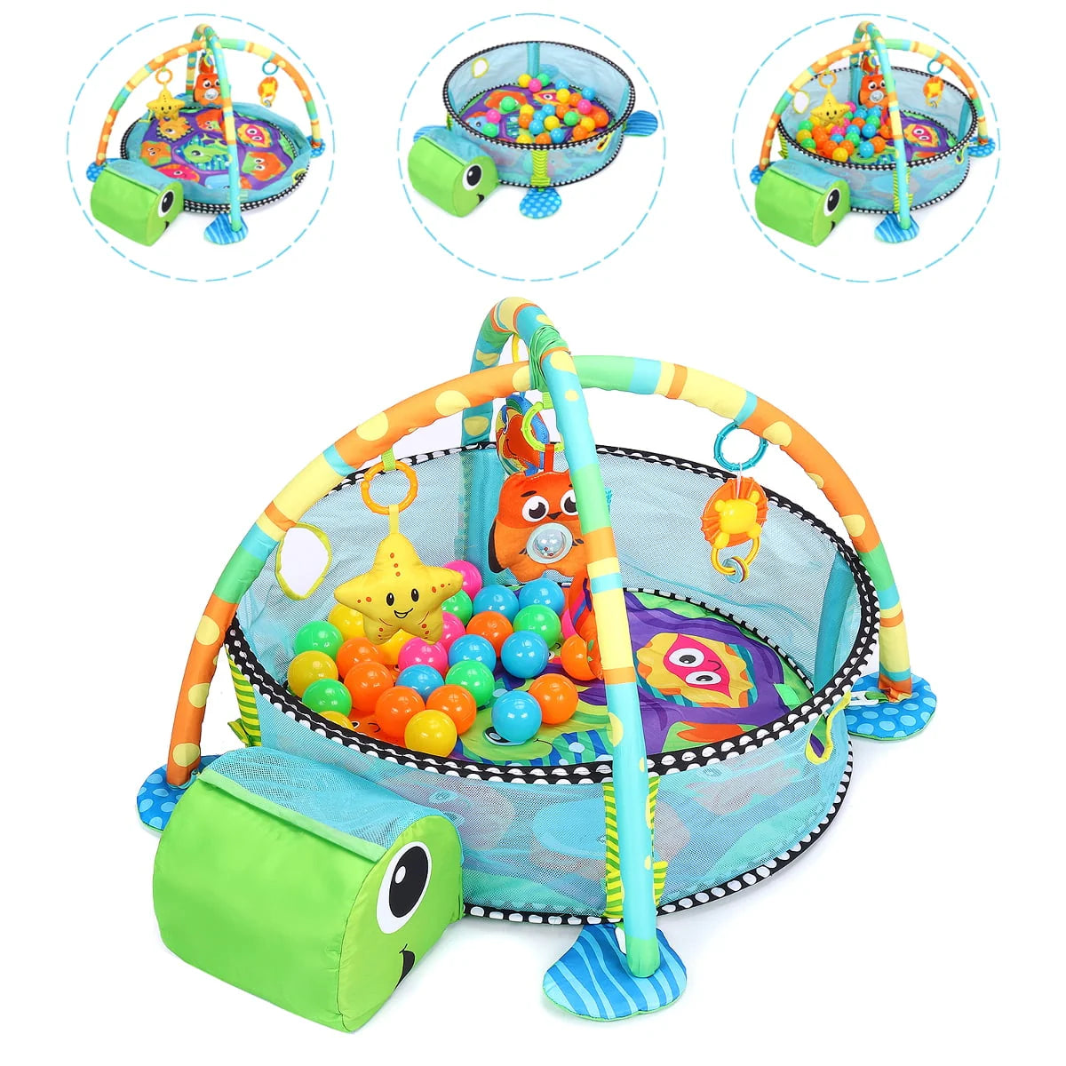 3 in 1 Baby Gym Play Mat with Ocean Ball A990950