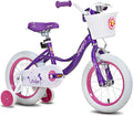 Pink 18 inch Kids Bike with Training Wheels Q513035