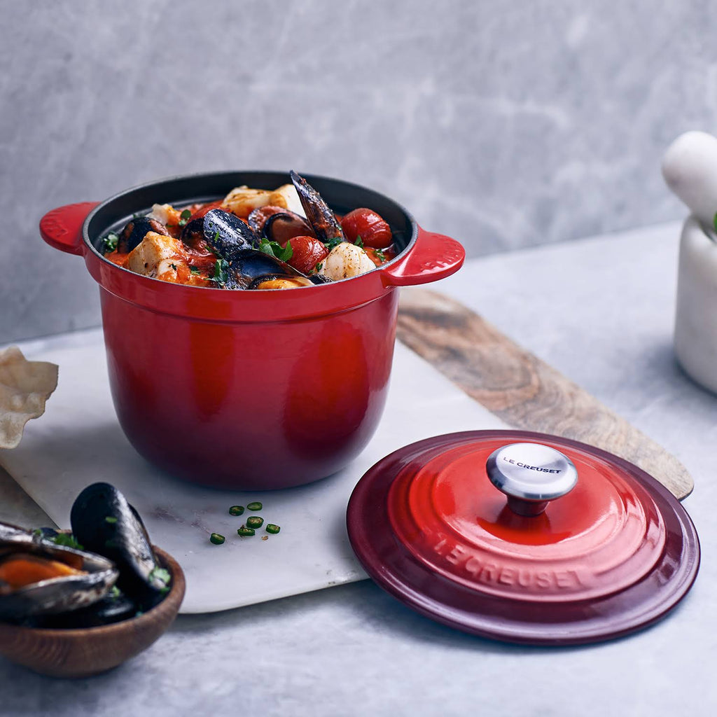 2.25 Qt Cast Iron Rice Pot Deep Teal U960677