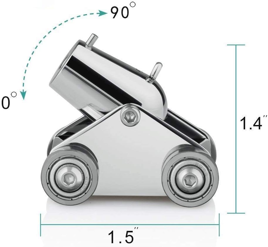 Mini Cannon Model Kit Metal Scale Replica with Pellets J77871