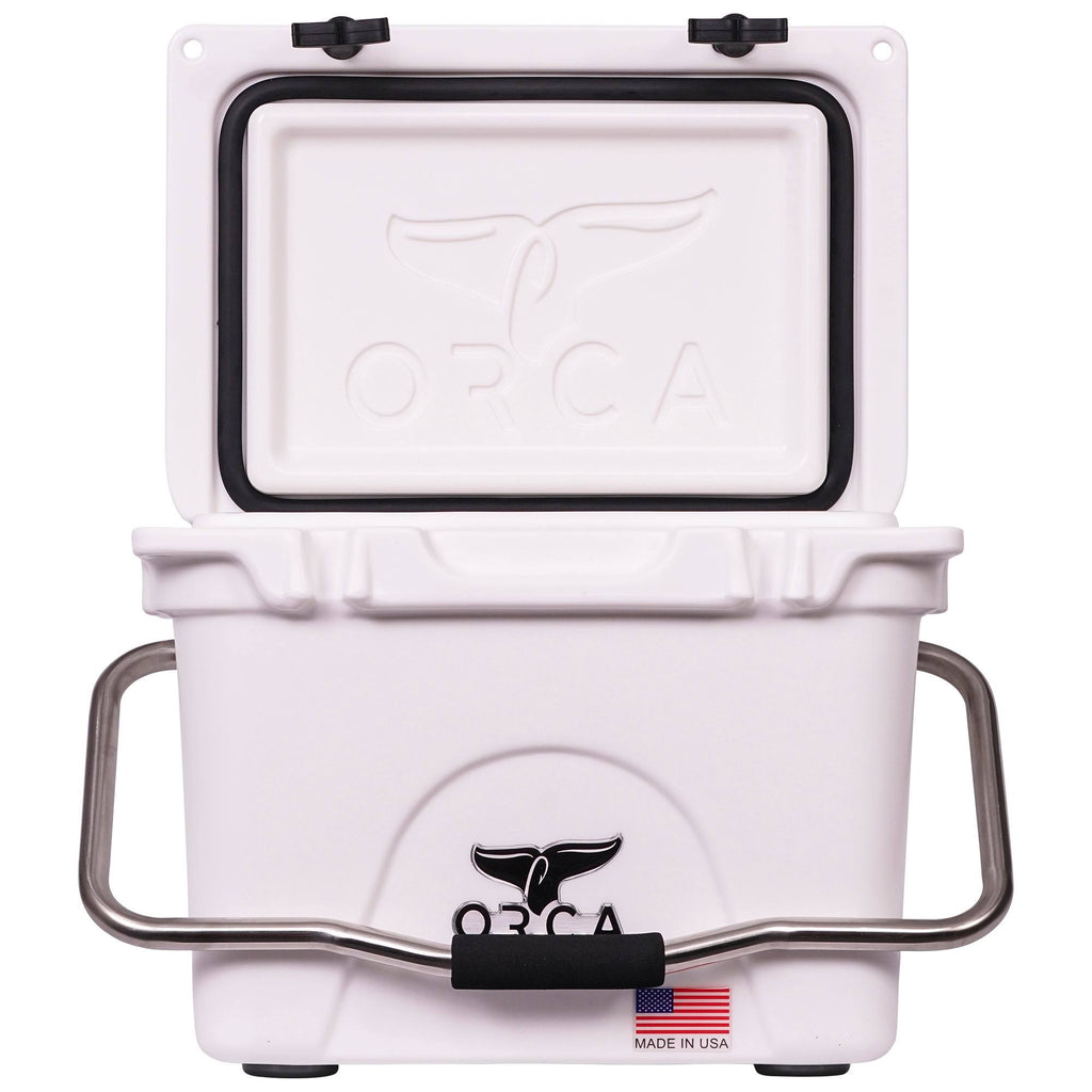 White 20-Quart Rotomold Cooler O32088